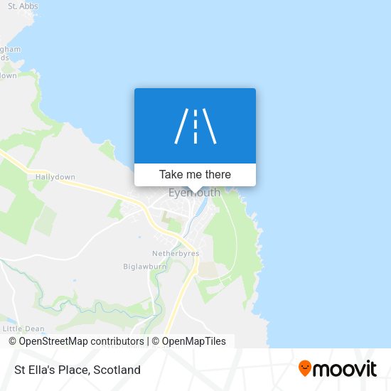 St Ella's Place map