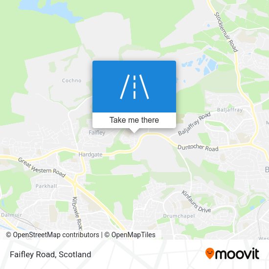 Faifley Road map