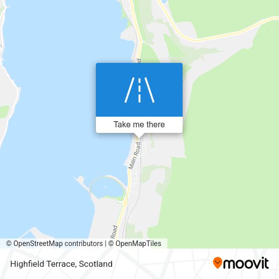 Highfield Terrace map