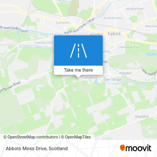 Abbots Moss Drive map