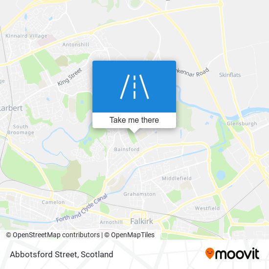 Abbotsford Street map