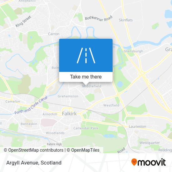 Argyll Avenue map