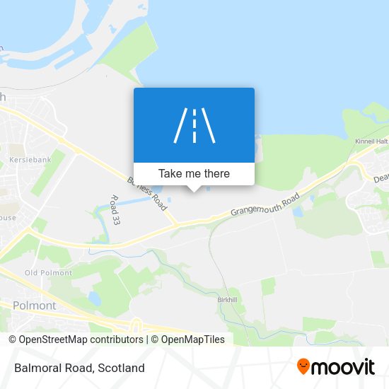 Balmoral Road map