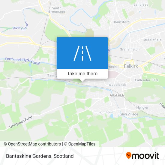 Bantaskine Gardens map