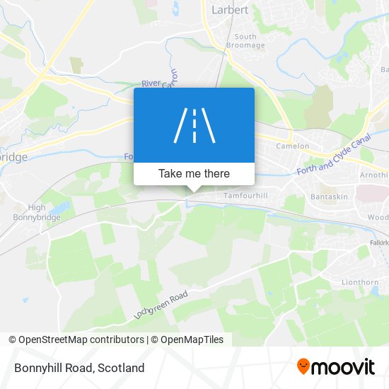 Bonnyhill Road map
