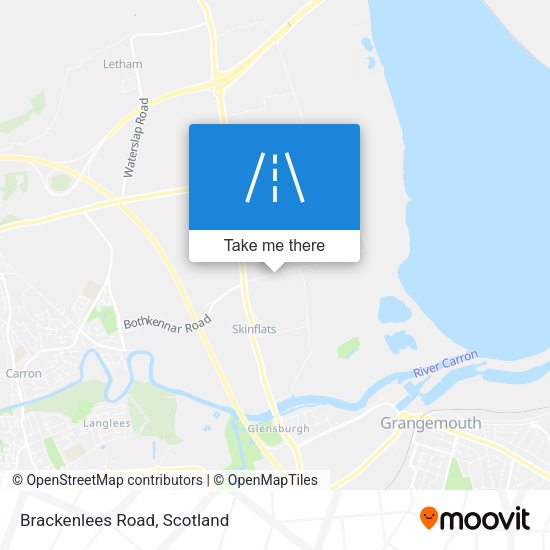 Brackenlees Road map