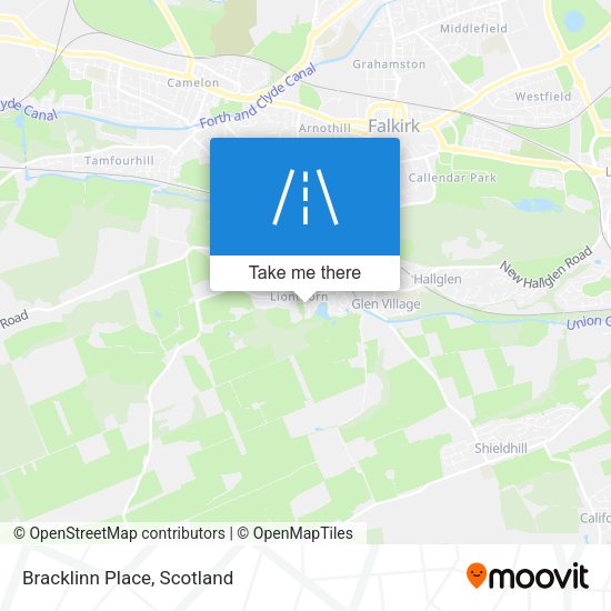 Bracklinn Place map