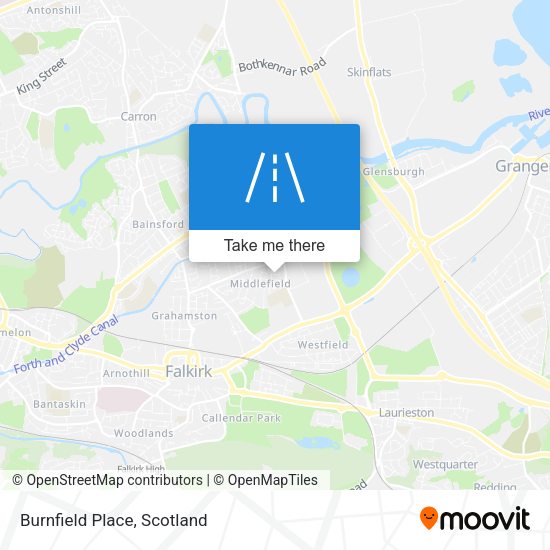 Burnfield Place map