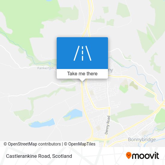 Castlerankine Road map