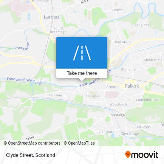 Clyde Street map