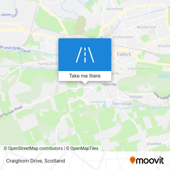 Craighorn Drive map