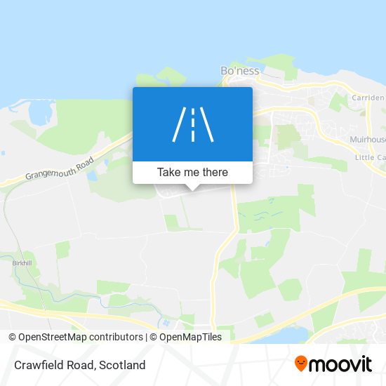 Crawfield Road map