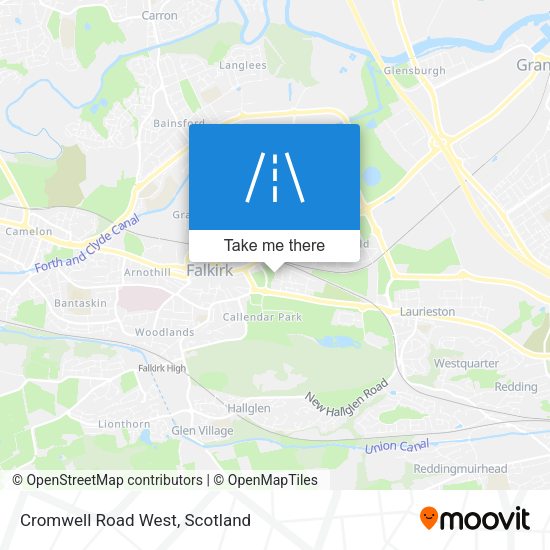 Cromwell Road West map