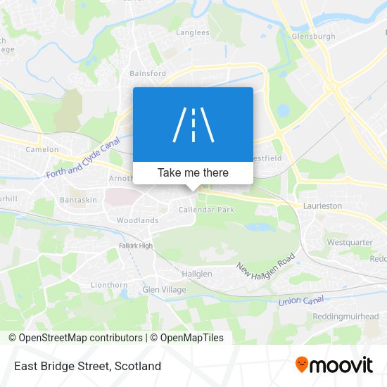 East Bridge Street map