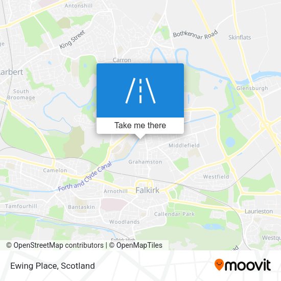 Ewing Place map