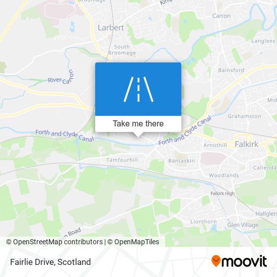 Fairlie Drive map