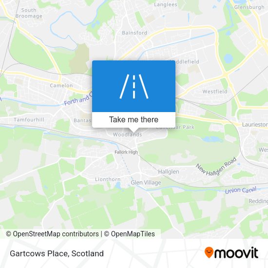 Gartcows Place map
