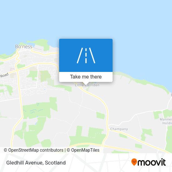Gledhill Avenue map