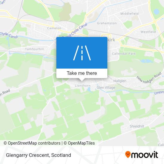 Glengarry Crescent map