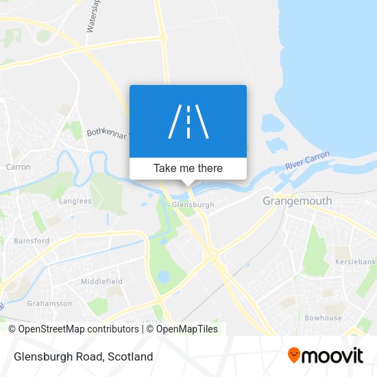 Glensburgh Road map