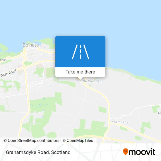 Grahamsdyke Road map