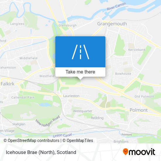 Icehouse Brae (North) map