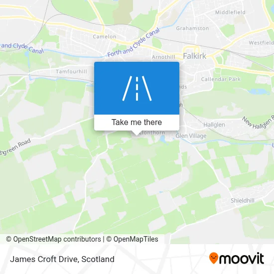 James Croft Drive map