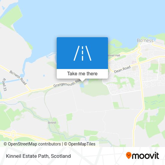 Kinneil Estate Path map