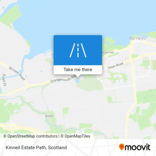 Kinneil Estate Path map
