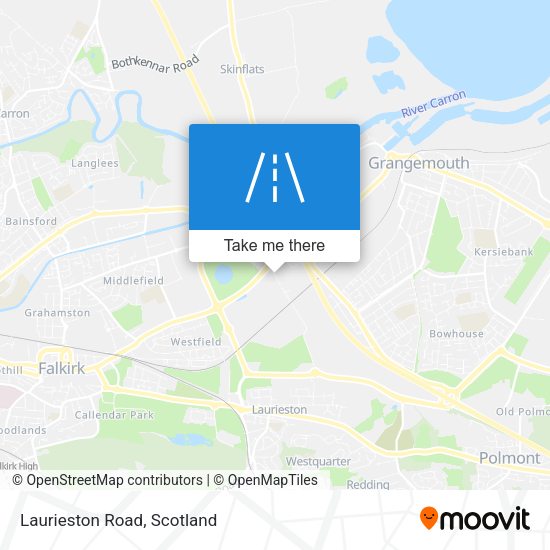Laurieston Road map