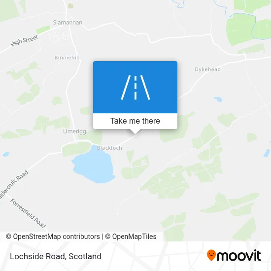 Lochside Road map