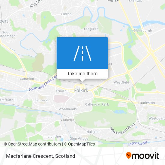 Macfarlane Crescent map