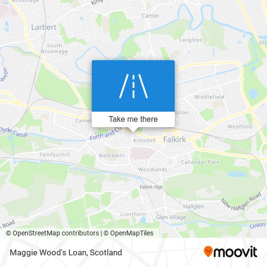 Maggie Wood's Loan map