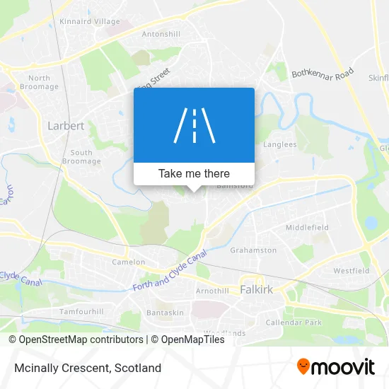 Mcinally Crescent map