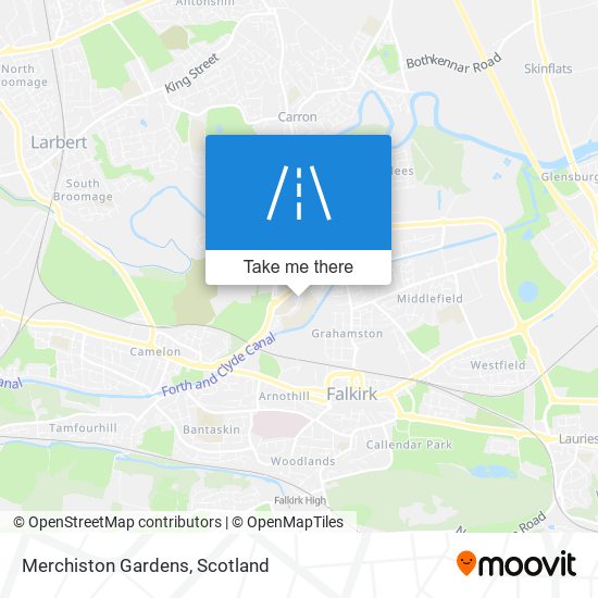 Merchiston Gardens map