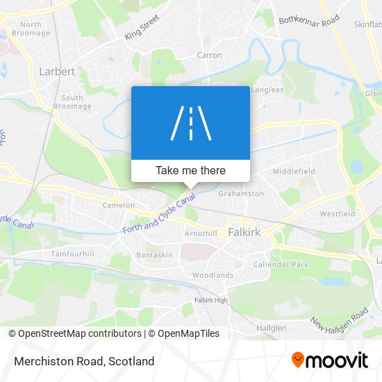 Merchiston Road map