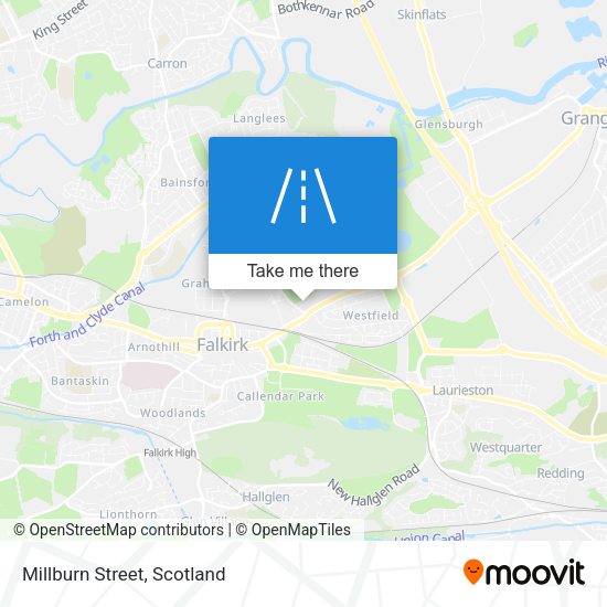 Millburn Street map