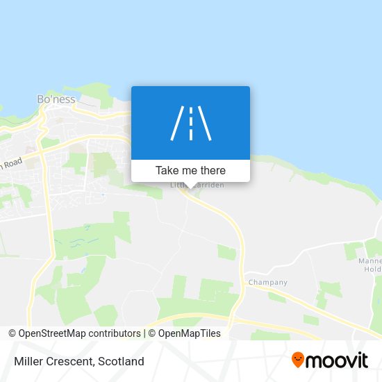 Miller Crescent map