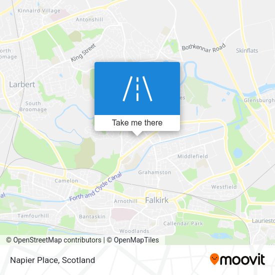 Napier Place map