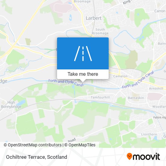 Ochiltree Terrace map