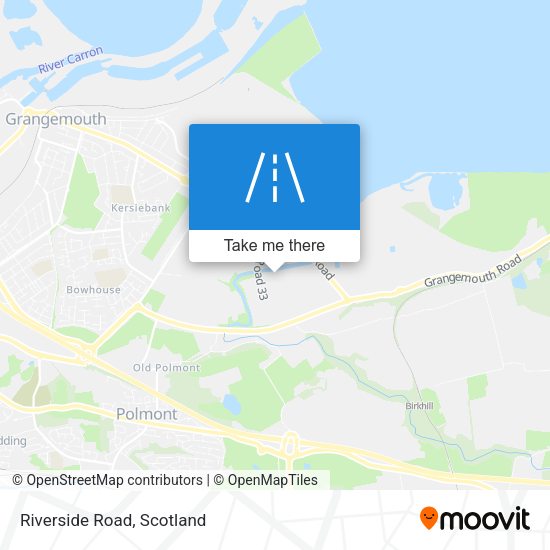 Riverside Road map
