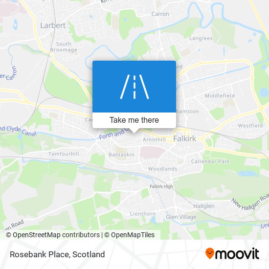 Rosebank Place map