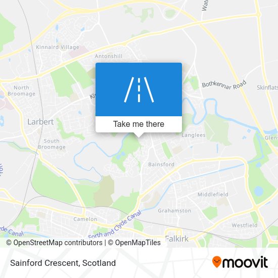 Sainford Crescent map