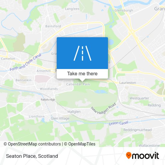 Seaton Place map