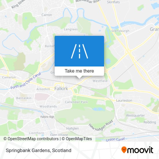 Springbank Gardens map