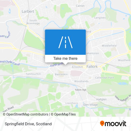 Springfield Drive map