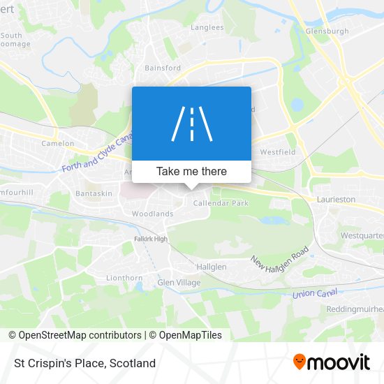 St Crispin's Place map