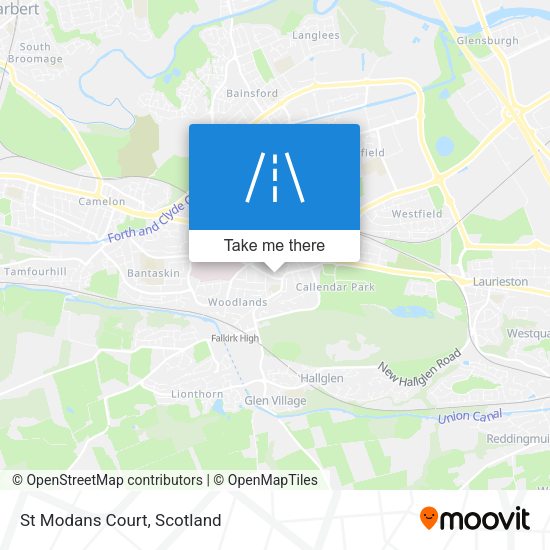 St Modans Court map