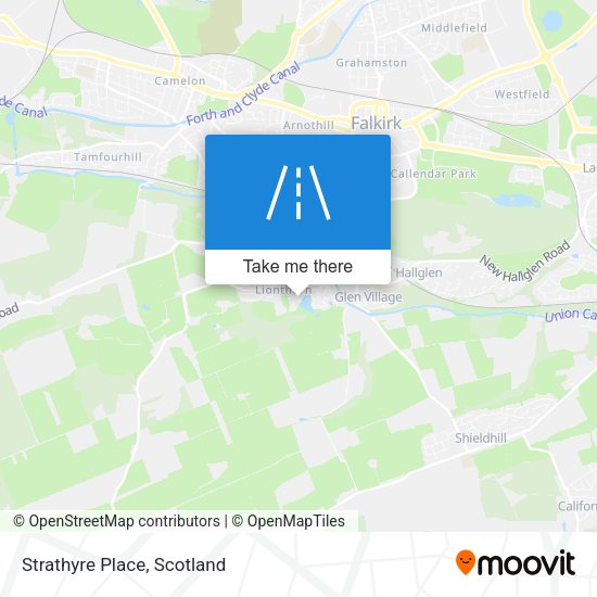 Strathyre Place map