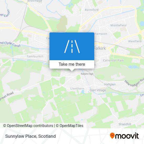 Sunnylaw Place map